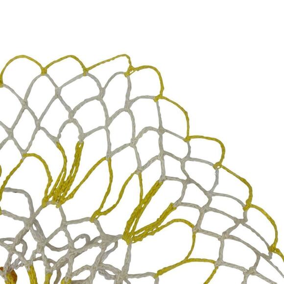 Vintage Doilies Crochet Set of 3 Wide Knit Yellow Orange White - Picture 6 of 10